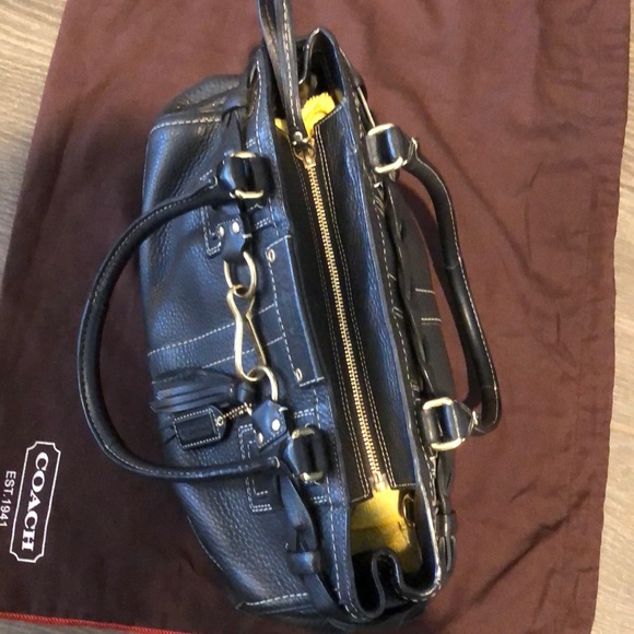 Coach leather satchel - Picture 3 of 8